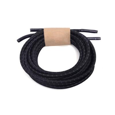 China Round Customized 135cm-165cm Lazy Buckle Laces Outdoor Sports Shoes Elastic Safety Laces Wholesale for sale