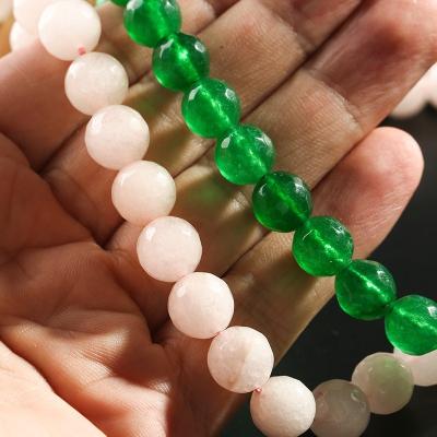 China Stone Natural Jade Stone Beads Strands 10/12mm Faceted Loose Beads For DIY Handmade Jewelry Making Accessories for sale