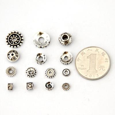 China Tibetan Alloy Silver Spacers For DIY Handmade Tibetan Style Beaded Decorative Jewelry Making Findings Accessories for sale