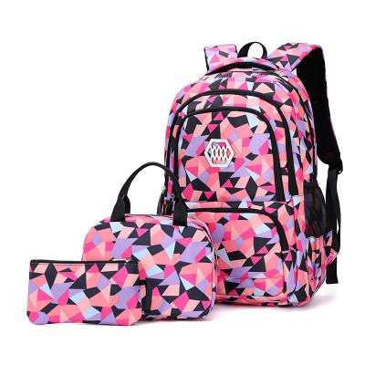 China Wholesale Newest Custom Nylon School Bag Backpack Fasion Large Capacity Nylon Bags For Teenagers Girls Boys Kid Cute Schoolbags for sale