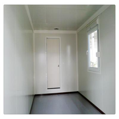 China Modern Isolation Cabin Flat Pack Container Steel Prefab Sandwich Panel House for sale