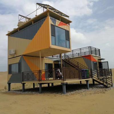 China Eco-friendly Low Cost 4 Bedroom Prefab Home 40ft Container House CE Certification for sale