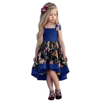 China The latest summer boutique style children's girl breathable cotton long children's dress for sale