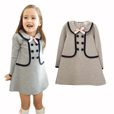 China Spring and Autumn Baby Girls Kids Anti-wrinkle Long Sleeve Dress Sweater Hoodies Children Clothing Fashion For Children 2-10 Days Casual for sale