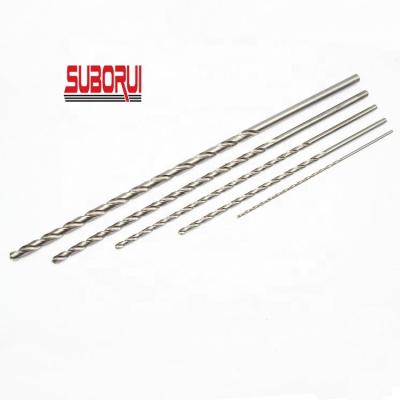 China Extra Long 1869 Hss M35 Cobalt Twist Drill Bit Set Precision Shank Din Metal Drilling Straight Extension Worker Aircraft for sale