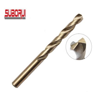 China DIN338 Metal Drilling Fully Ground M35 Co5% Metal Cobalt Hss Twist Drill Bit For Metal Stainless Steel Drilling for sale