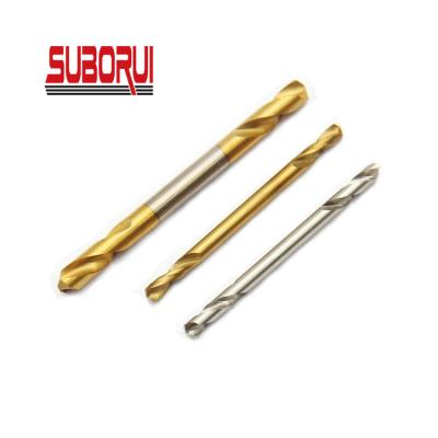 China Metal Drilling Fully Ground Hss M2 Bulk Twist Double Ended Drill Bit Use For Sheet Metal Drilling for sale