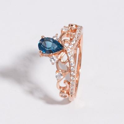 China Fashion original simple fashion the natural topaz ring s925 sterling silver female creative niche cis light luxury memorial gift for sale