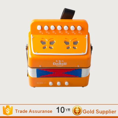 China ABS China Hot Selling Main Color 7 Button Toy Accordion / Kids Play Accordion for sale