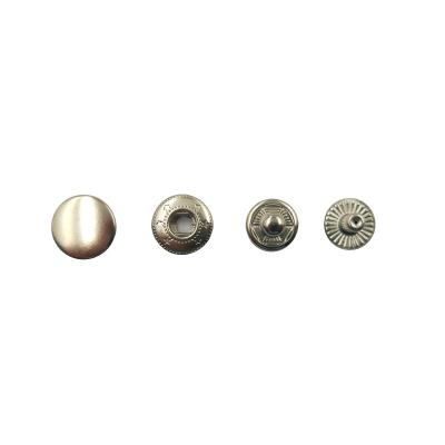 China KAM Round Trigram Four Parts Metal Snap Button Set Nickel Free Fastener for sale