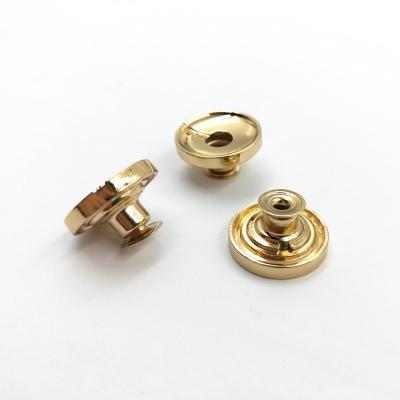 China Rose Gold 20mm Nickel Free Metal Buttons And Rivets For Jeans Buttons For Jeans for sale