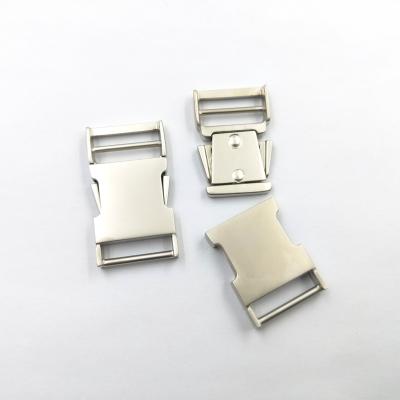 China Fashionable Metal Strap Mini Nickel Silver 20mm Buckle For Bags / Clothes / Belt for sale