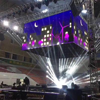 China P1.875 P2 P2.5 640*480Mm Indoor Indoor Aluminum Cabinet Rental Video Wall Stage Background Led Digital Screen for sale