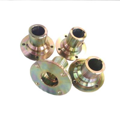 China Factory Wholesale Sanitary Stainless Steel Forging Aluminum And Machining Flange Zinc Plating for sale