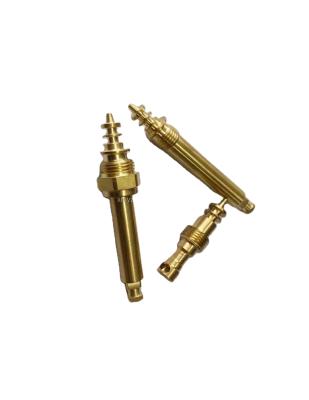 China Aluminum brass copper pneumatic components, plug, needle rod for sale