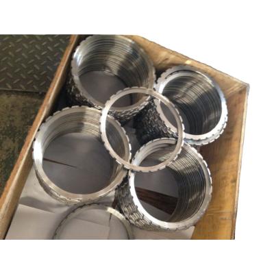 China Aluminum Alloy AISI1020 S235JR Steel Insert Ring Gear Clamp for sale