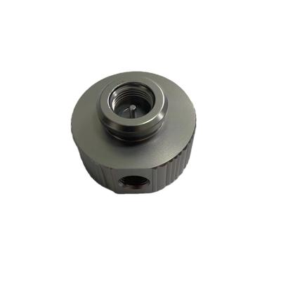 China Aluminum Gray Anodize Aluminum Pneumatic Knob Gas Valve Custom Design And Machining for sale