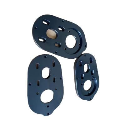 China Aluminum Engine Cover Armplate Cover Panel Milling and Anodic Oxidation Bearing Spacer in Black for sale