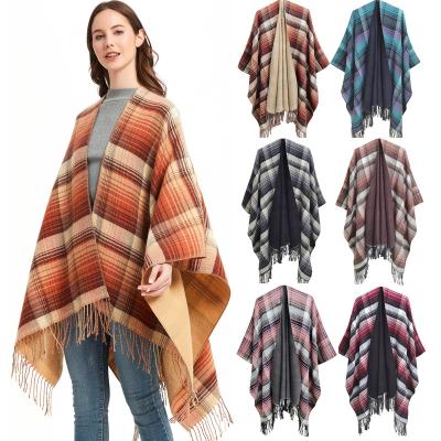 China Wholesale European American heather solid brushed women winter cashmere scarf custom warm cozy pashmina shawl for sale