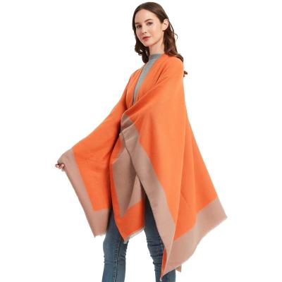 China European American Wholesale Winter Travel News Women's Air Conditioning Warm Cape TR Cotton Lady Scarf Shawl for sale