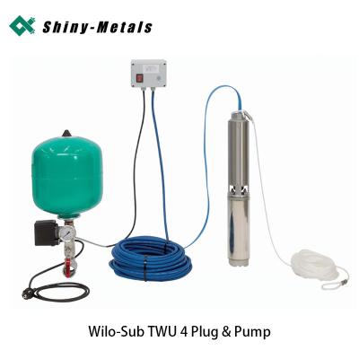 China Wilo-Sub TWU 4 Plug Borehole Pump For Pumping Rainwater Domestic Water Supply for sale