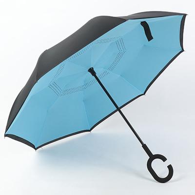 China New Modern Reverse Umbrella Reversed Long Straight Umbrella Umbrella for sale