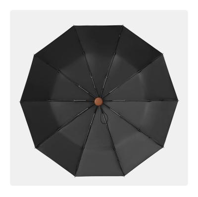 China Modern Automatic Open & Close Umbrella 3 Folds Auto Umbrella OEM 23 Inches*10 Ribs Custom Umbrella Paraguas Parapluie for sale