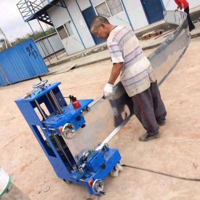 China Hotels Seam Portable Standing Roof Curving Machine Snap Lock Panel Curving Machine for sale