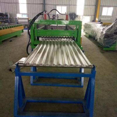 China Hotels Corrugated Panel Machine Corrugated Roof Metal Sheet Cold Roll Forming Machine for sale