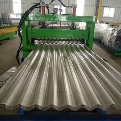 China Hotels Metal Corrugated Roofing Sheet Making Machine for sale