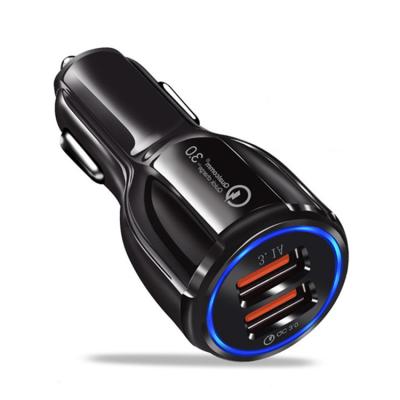 China Mobile Phone Charging QC 3.0 Fast Charging Car Charger For Mobile Phone 6A USB Car Charger for sale