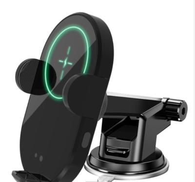 China 15W Mobile Phone Car Phone Holder Fast Wireless Suction Mount Air Vent Charger Qi Wireless Phone Charger for sale