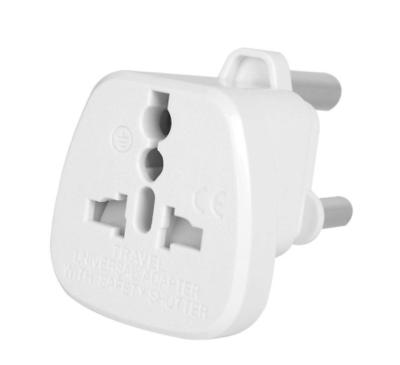 China Commercial South African Travel Plug Adapter Switch Power Converter Safe Fused Indian Small Travel Adapter for sale