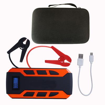 China Multi-Function Portable Charger Starting Device Emergency Tool Multi-Function Battery 12v 24v Portable Car Jump Starter with LCD Display Screen for sale