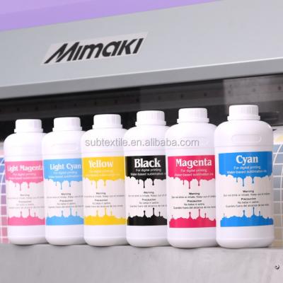 China Sublimation Vivid Vivid Color C M Y K Color Digital Printing Ink On Dye Sublimation Printer for sale