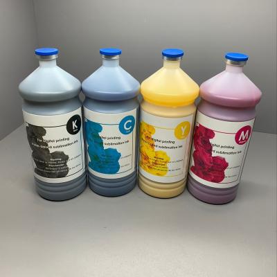 China High Speed ​​Vibrant Color CMYK Sublimation Inkjet Ink For Digital Printing Dye Sublimation Printer for sale