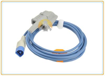 China M1196A  Silicone Wrap Spo2 Probe Sensor 8 Pin Connector Good  Flexibility for sale