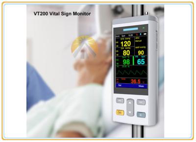 China 3 Parameter-elektronische Patientenüberwachung, Desktop 3,5 Zoll-Kopfende-Herzmonitor zu verkaufen