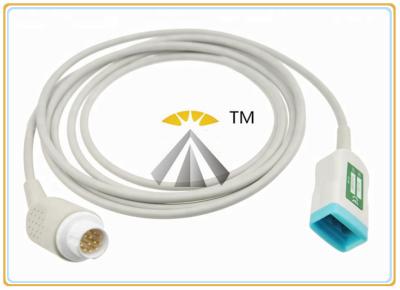 China Conector pin de los Leadwires 12 del adaptador 3 del cable del electrodo de M1669A Philips HP ECG en venta