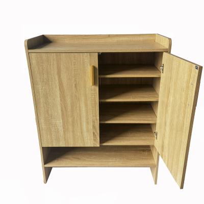 China Contemporary Custom Furniture Medium-density Particleboard Shoes Storage Rack Cabinet 2022 for sale