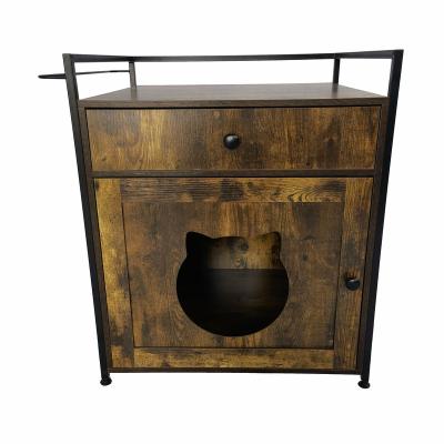 China Wholesale Antique Furniture Cat Litter Box Luxury Viable Professional Manufacture From China for sale