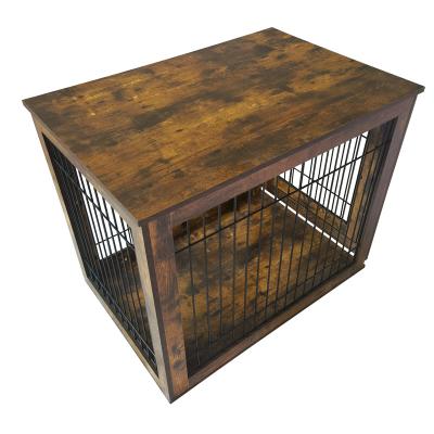 China Sustainable Fine Quality Pet Furniture Crate Heavy Duty Dog Crate Pet Supplies Wholesale for sale