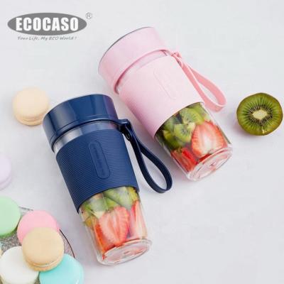 China ECOCASO Hihg Luxury Quality Take n Go USB Personal Mini Portable Rechargeable Travel Blender Outdoor Juicer Fruit Blender Cup CSMB-08 for sale