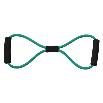 China Wholesale 8 Shape Yoga Exercise Fitness Resistance Band Tube Chest Functional Band Yoga Pilates Resistance Band Indoor Yoga Rope Wall Pulley for sale