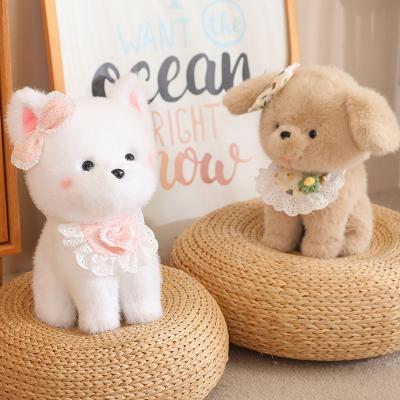 China Eco-friendly Material Mengai Adorable Christmas Themed Plush Toy Dogs For Children for sale