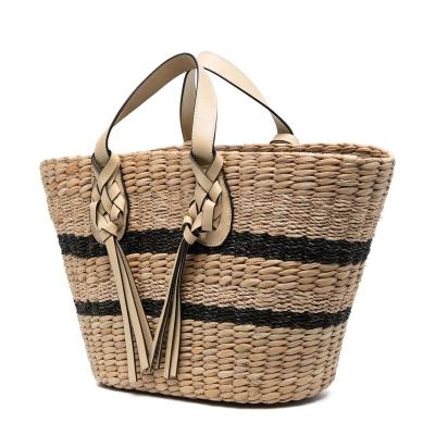 China Europe 2022 Hot Sale Fashion Cheap Price Beach Bags Daily Canvas Woven Beach Tote Bags Handbag Borsa Di Tela Zipper Handbag Shoulder for sale