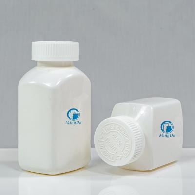 China Plastic Pharma Packaging 250ml Screw Cap Wholesaler Packaging PET Amber / Square Pharma Bottle Green Plastic for sale