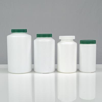 China Health Care Products Plastic HDPE 300ml Ring Cap Supplement Packaging Container Manufacturer for sale