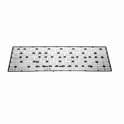 China Factory Hot Sales Aluminum Keyboard Plate Aluminum Envelopes Notebook Keyboard Aluminum Metal Plate for sale