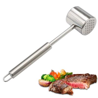 China New Sustainable BBQ Meat Mallet 304 Stainless Steel Meat Hammer Meat Tenderizer for sale